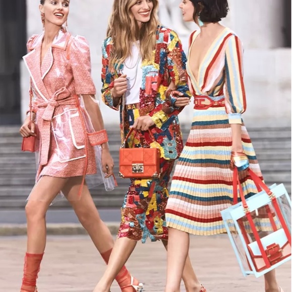 Elisabetta Franchi runway rain coat/ trench coat S - Picture 2 of 11